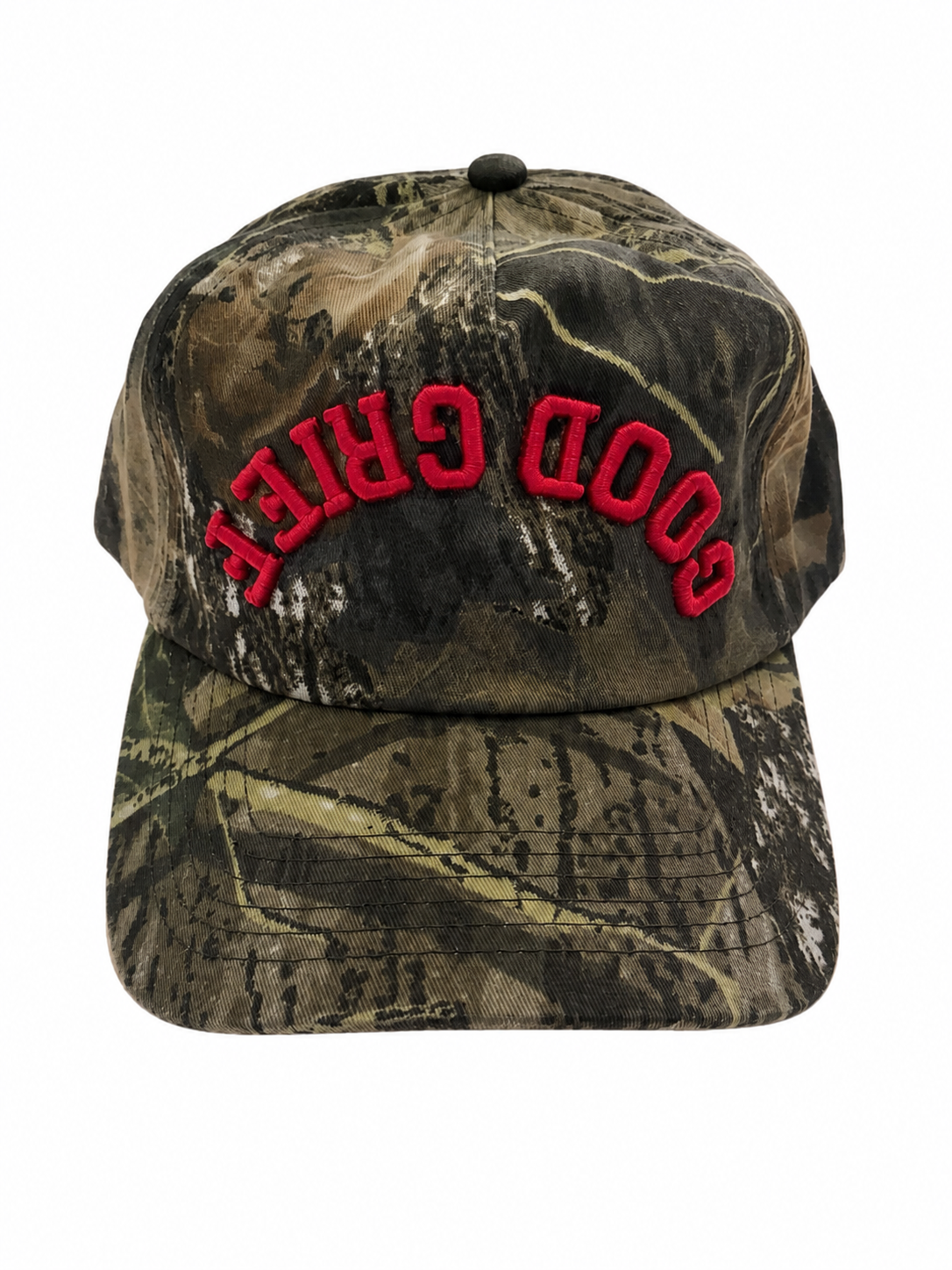 Good Grief Upsidedown Cap - Pink/Camo
