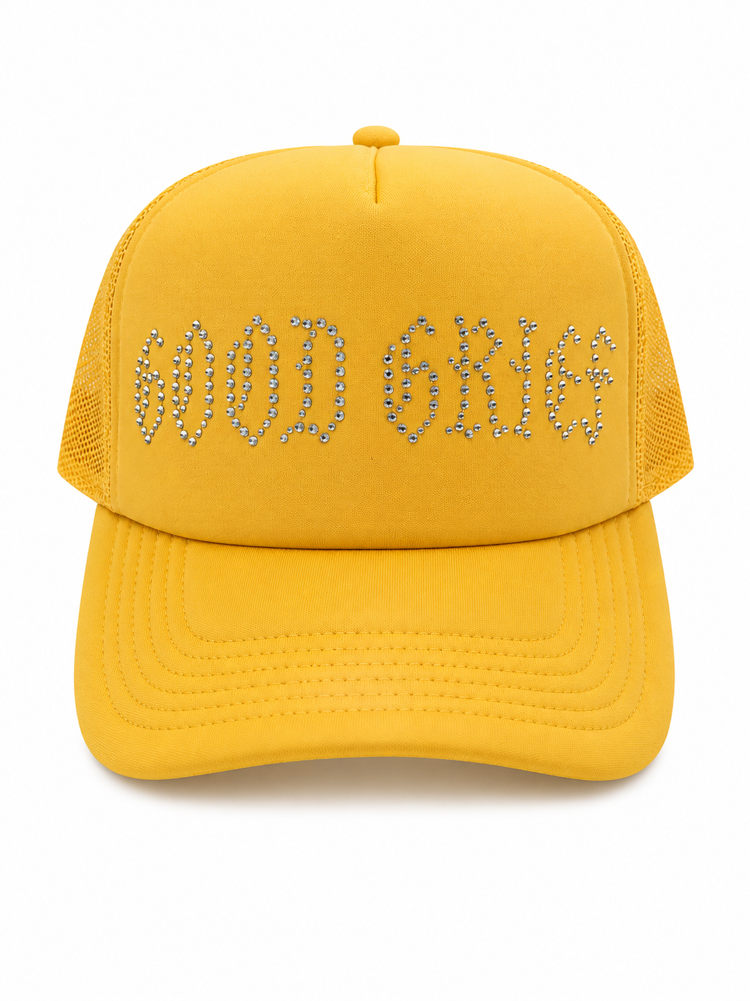 Good Grief Rhinestone Trucker - Sunset